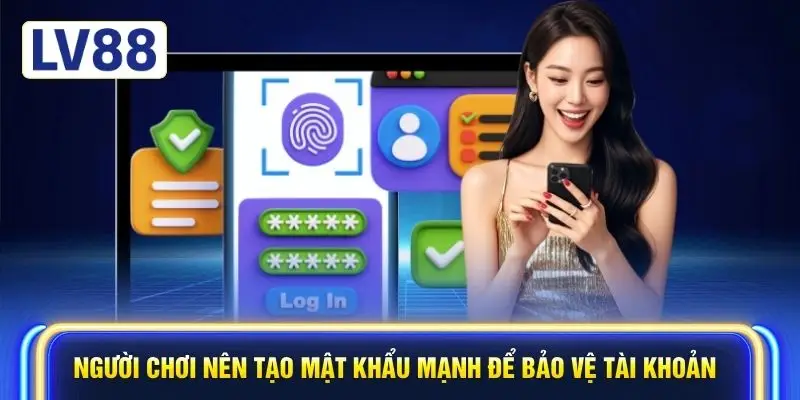 Người chơi nên tạo mật khẩu mạnh để bảo vệ tài khoản